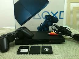 Playstation 2 + 2 Controles + 3 Memory Card 40 Falsos e 1ori
